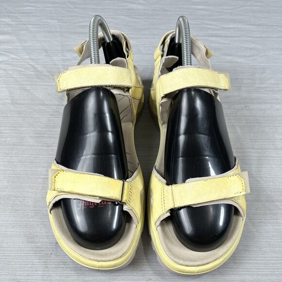 Ecco Yucatan Receptor Women’s Size 9.5 Sandals Pale Yellow Hiking Trail Shoes - Picture 3 of 7